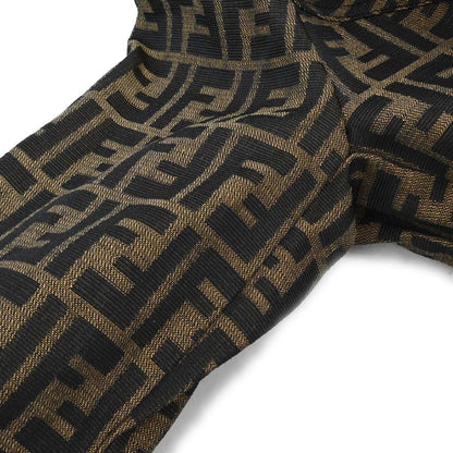 Fendi Double Breasted Jacket Zucca Brown
