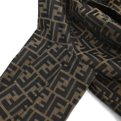 Fendi Double Breasted Jacket Zucca Brown
