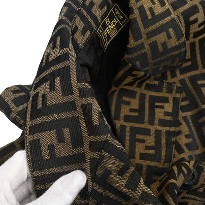 Fendi Double Breasted Jacket Zucca Brown