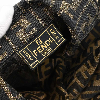 Fendi Double Breasted Jacket Zucca Brown