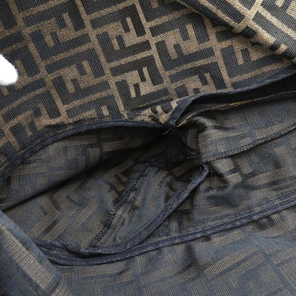 Fendi Double Breasted Jacket Zucca Brown