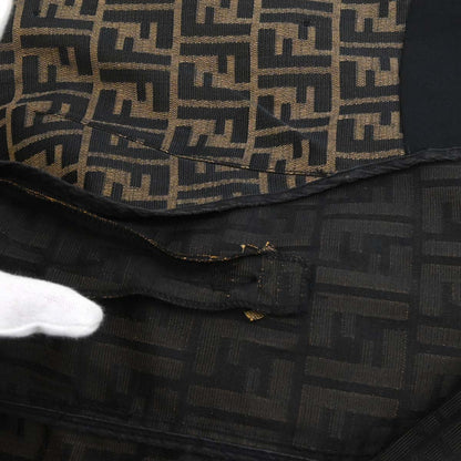 Fendi Double Breasted Jacket Zucca Brown