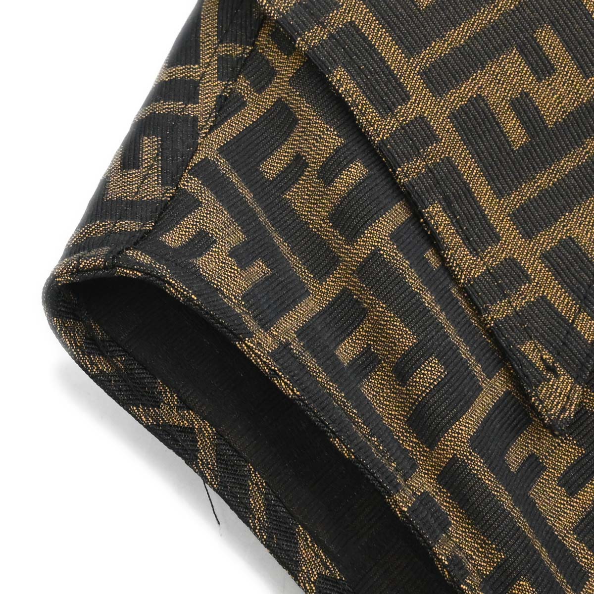 Fendi Single Breasted Sleeveless Jacket Zucca Brown #44
