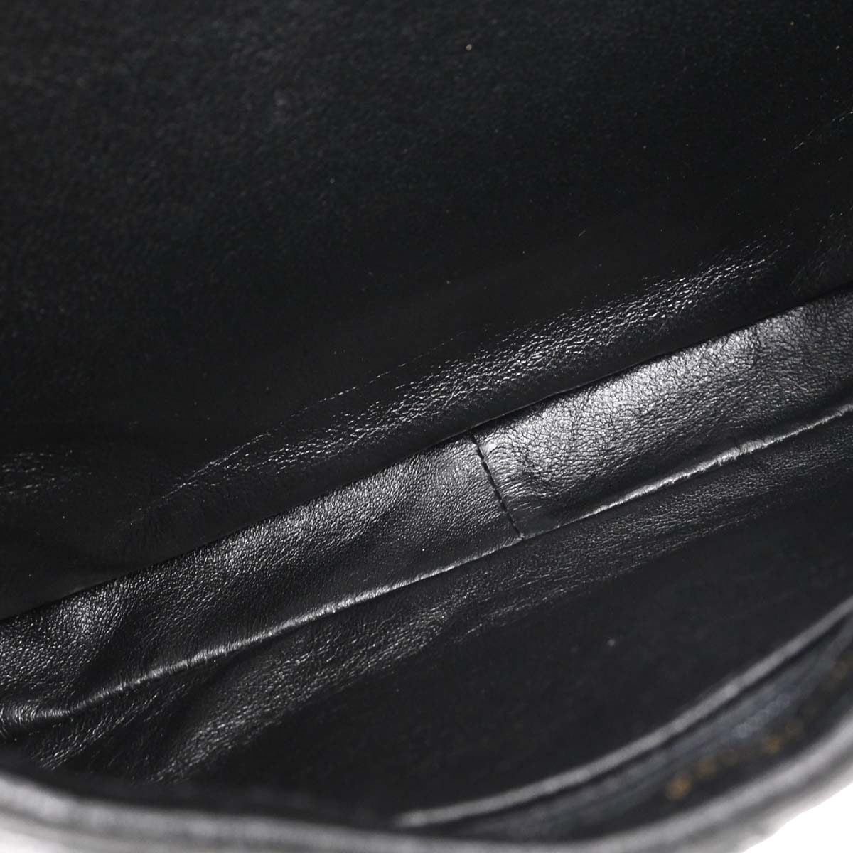 Chanel 1996-1997 Black Lambskin Double Sided Classic Flap Handbag