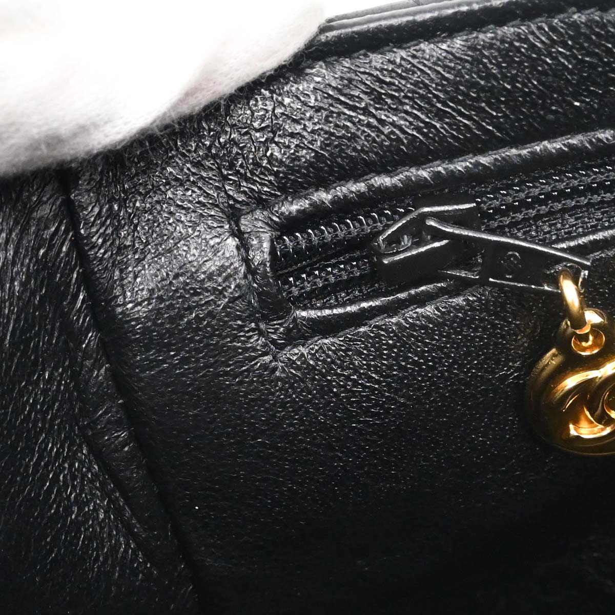 Chanel 1996-1997 Black Lambskin Double Sided Classic Flap Handbag