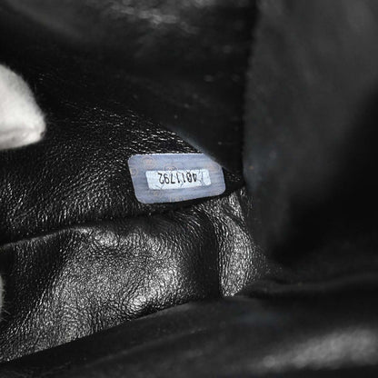 Chanel 1996-1997 Black Lambskin Double Sided Classic Flap Handbag