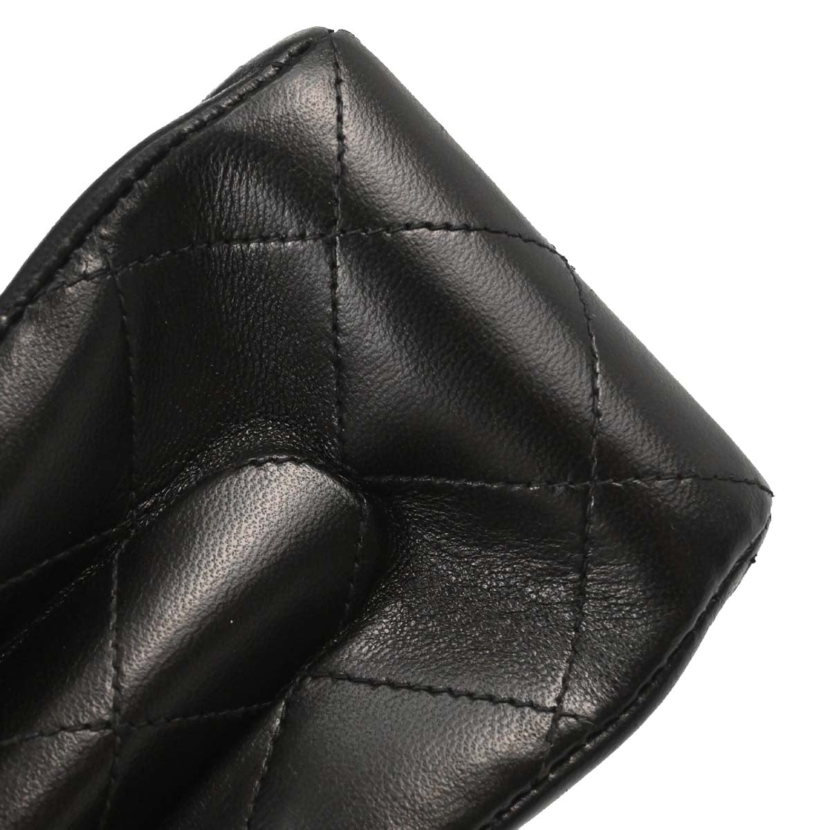 Chanel 1996-1997 Black Lambskin Double Sided Classic Flap Handbag