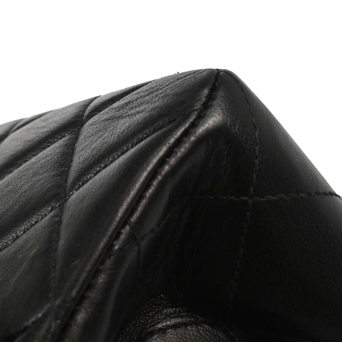 Chanel 1996-1997 Black Lambskin Double Sided Classic Flap Handbag