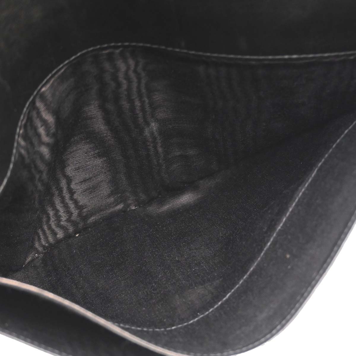 Chanel Black Lambskin Choco Bar Trifold Shoulder Bag