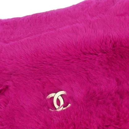 Chanel Pink Rabbit Fur Tote Handbag