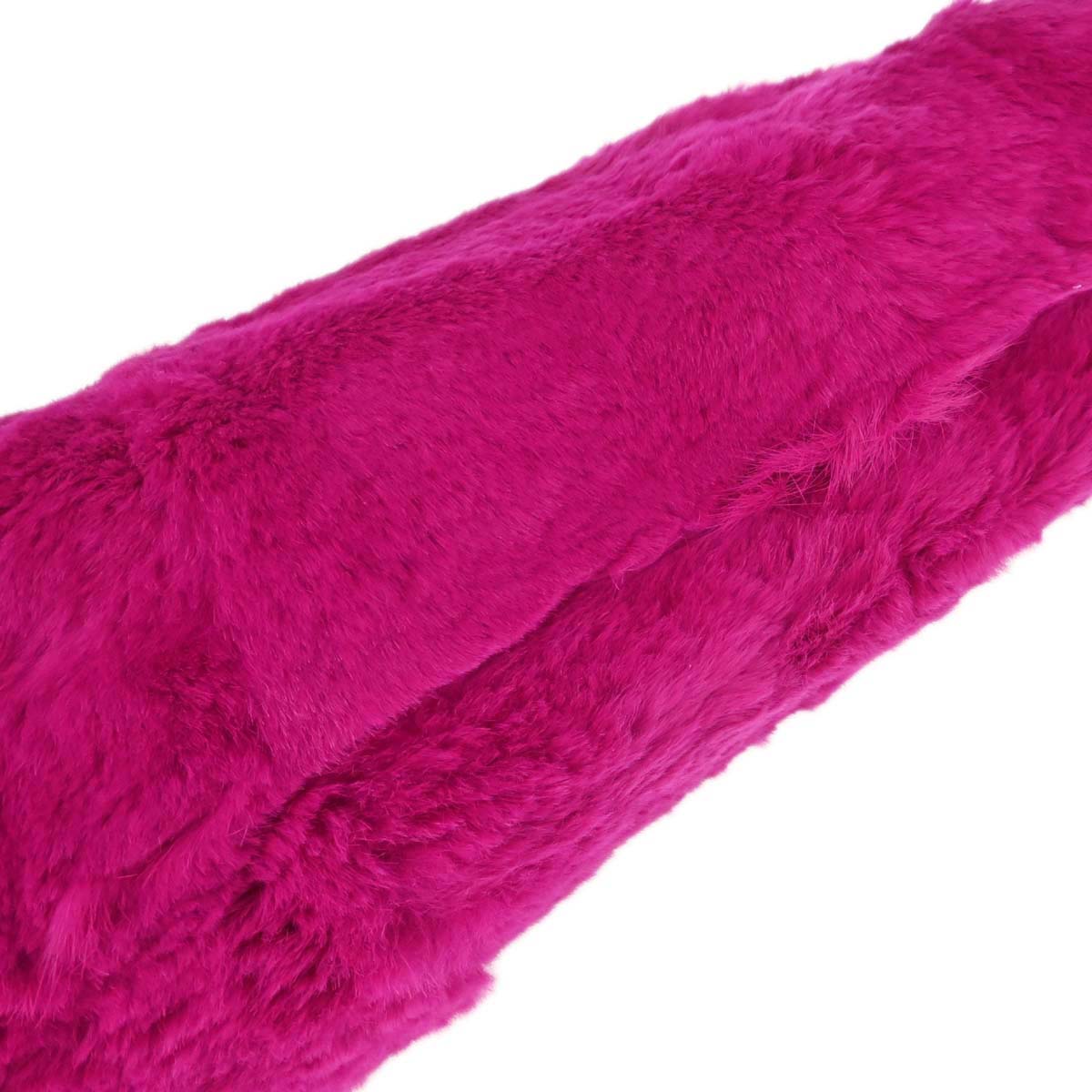 Chanel Pink Rabbit Fur Tote Handbag