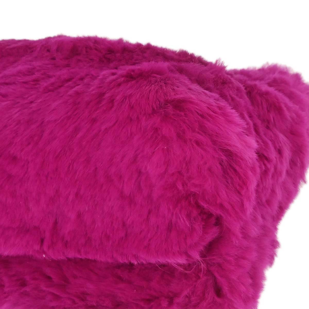 Chanel Pink Rabbit Fur Tote Handbag