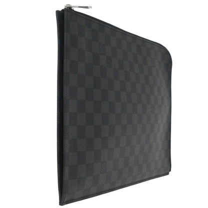 Louis Vuitton 2016 Damier Graphite Pochette Jour GM Clutch Bag N41501