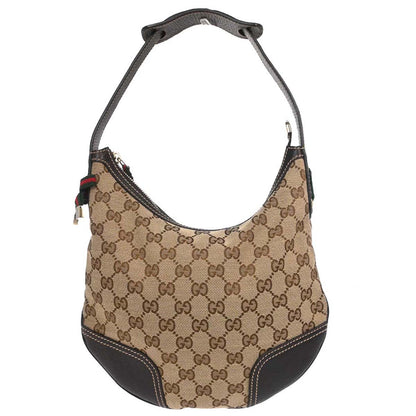 Gucci Beige Canvas GG Hobo Handbag