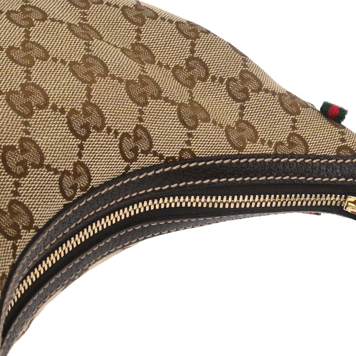 Gucci Beige Canvas GG Hobo Handbag