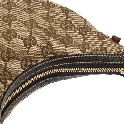 Gucci Beige Canvas GG Hobo Handbag
