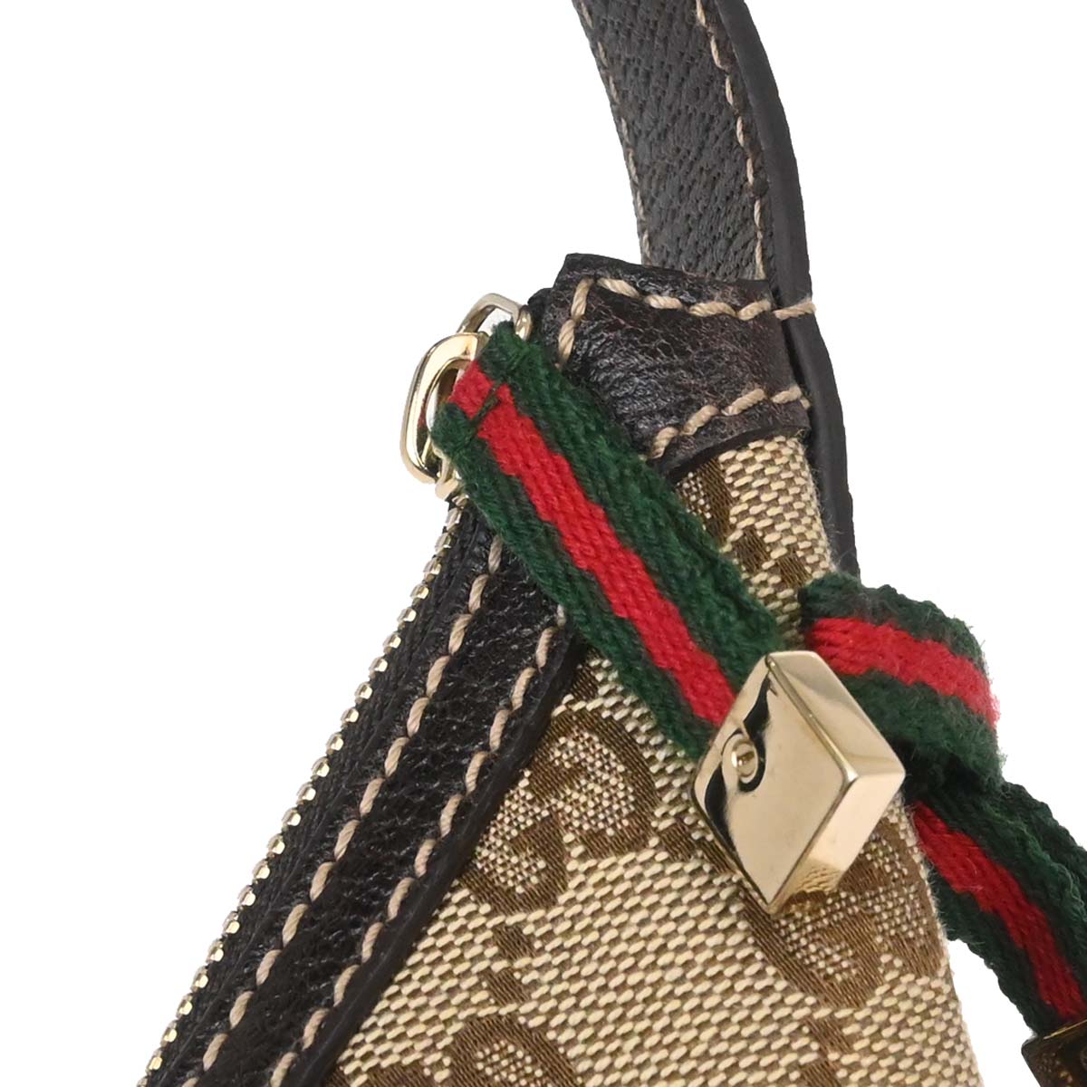 Gucci Beige Canvas GG Hobo Handbag