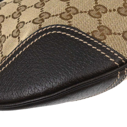 Gucci Beige Canvas GG Hobo Handbag