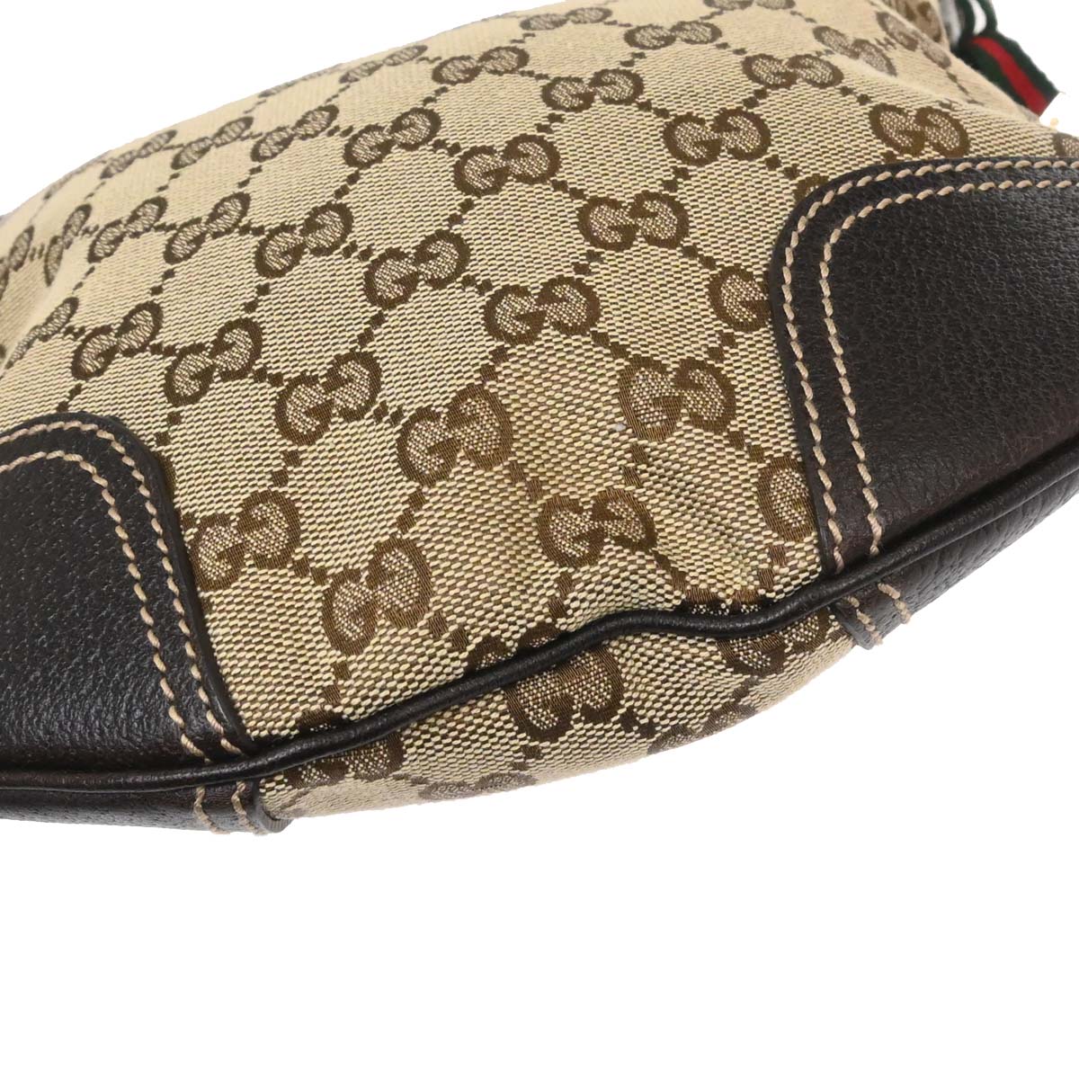 Gucci Beige Canvas GG Hobo Handbag