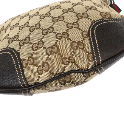 Gucci Beige Canvas GG Hobo Handbag