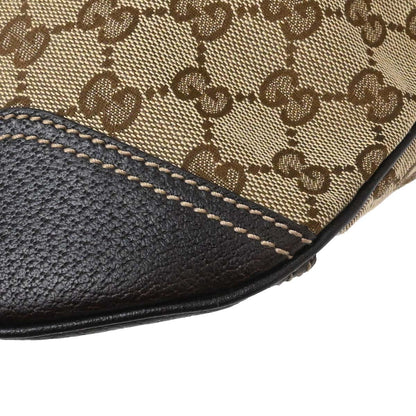 Gucci Beige Canvas GG Hobo Handbag