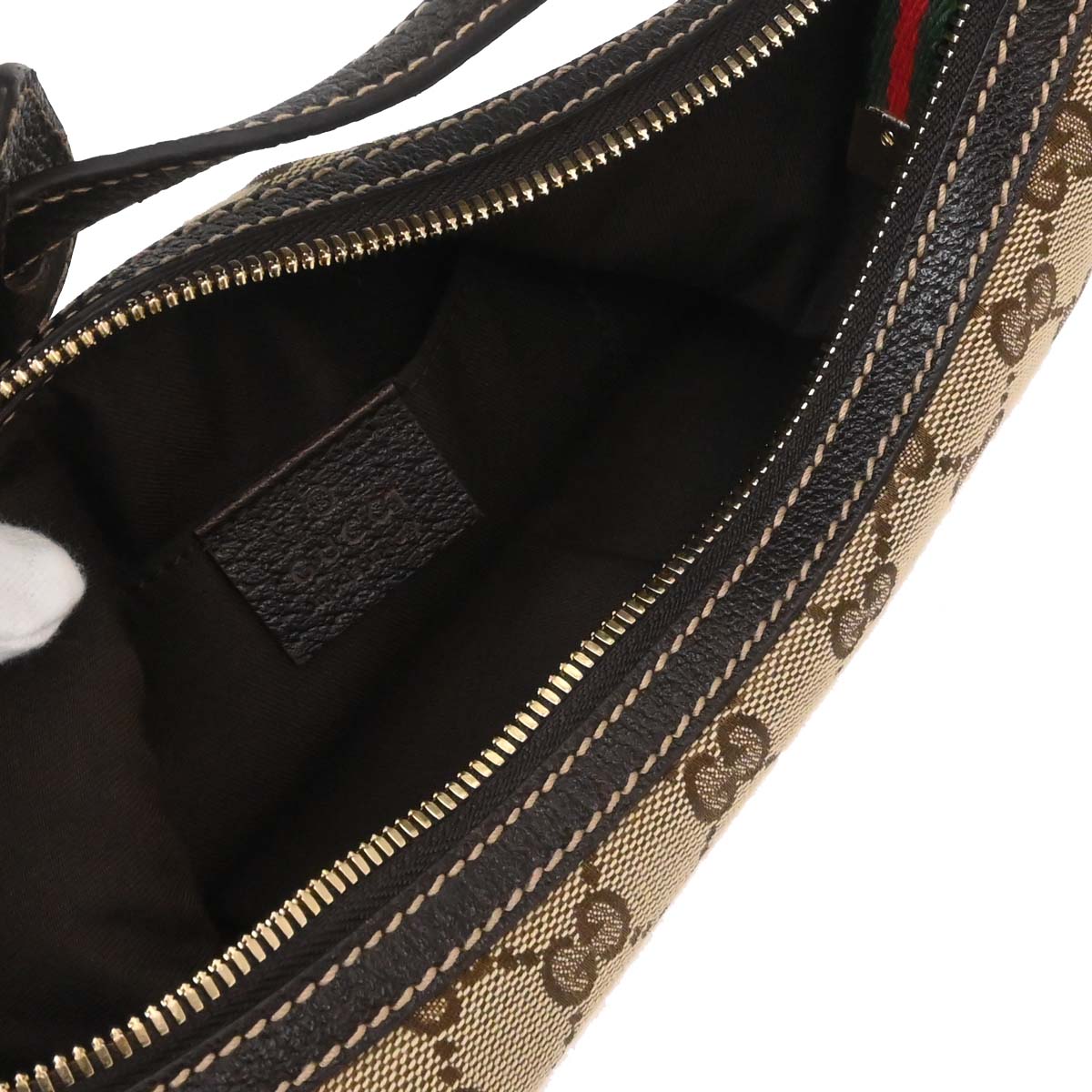 Gucci Beige Canvas GG Hobo Handbag