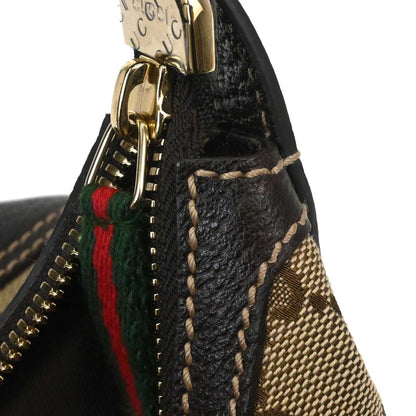 Gucci Beige Canvas GG Hobo Handbag