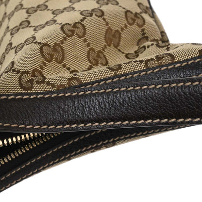 Gucci Beige Canvas GG Hobo Handbag