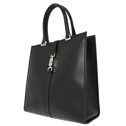 Gucci Black Pigskin Jackie Tote Handbag