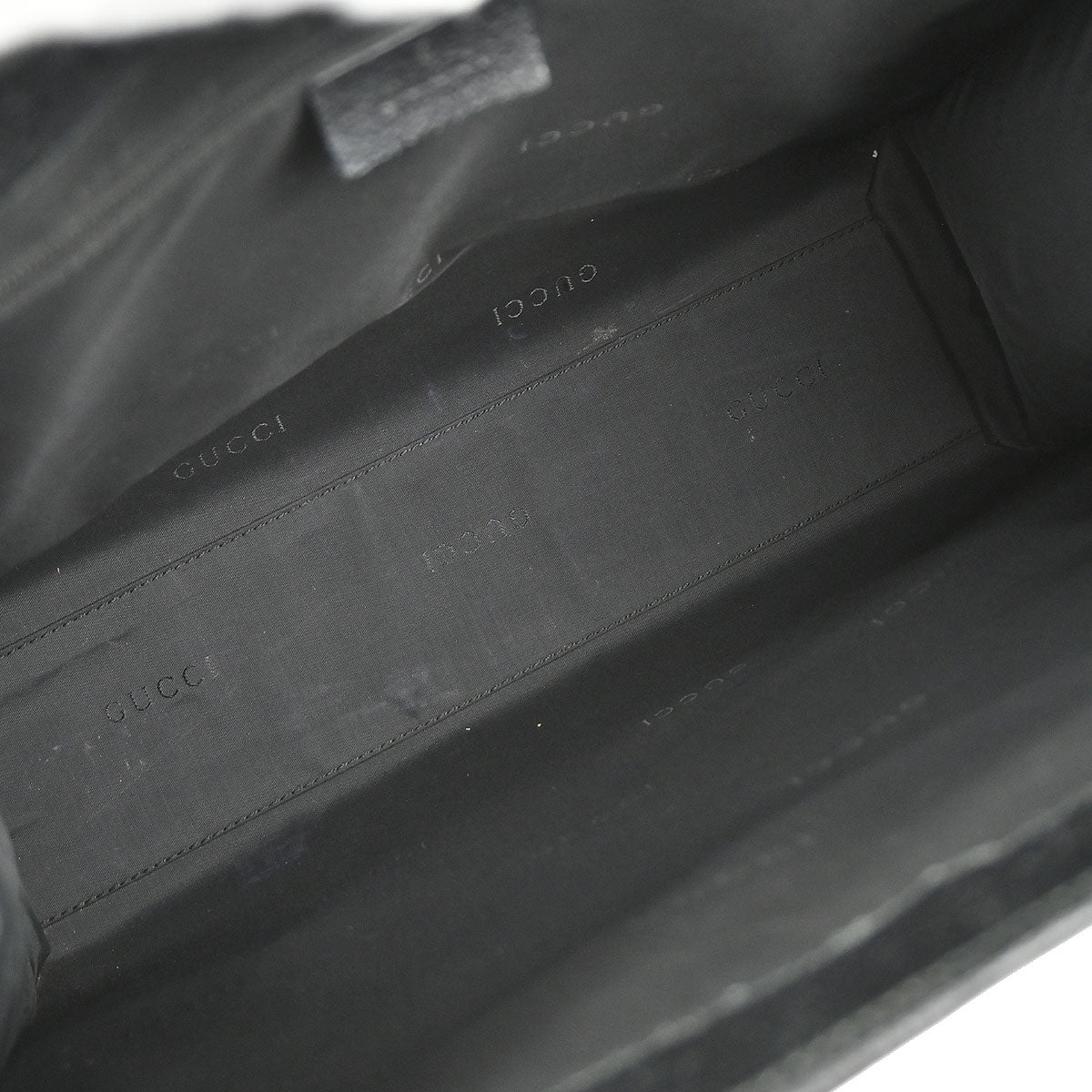 Gucci Black Pigskin Jackie Tote Handbag