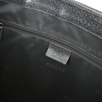 Gucci Black Pigskin Jackie Tote Handbag