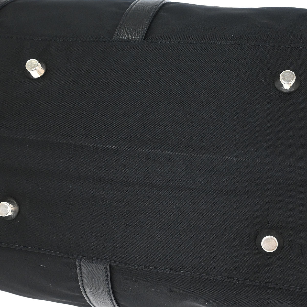 Prada Black Nylon 2way Shoulder Duffle Handbag
