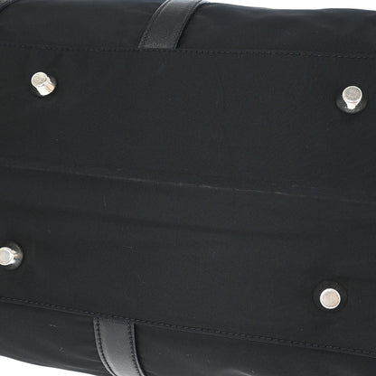 Prada Black Nylon 2way Shoulder Duffle Handbag
