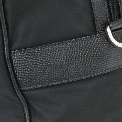 Prada Black Nylon 2way Shoulder Duffle Handbag