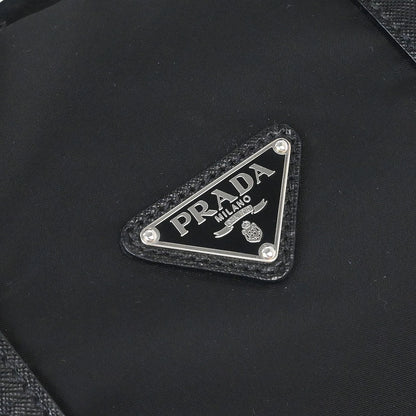 Prada Black Nylon 2way Shoulder Duffle Handbag