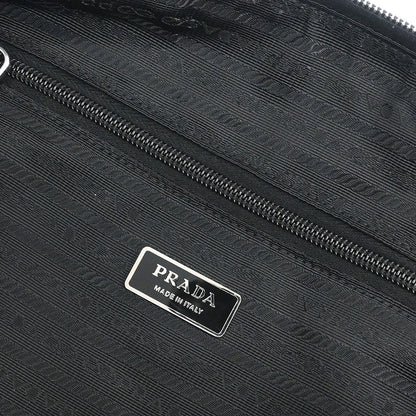 Prada Black Nylon 2way Shoulder Duffle Handbag