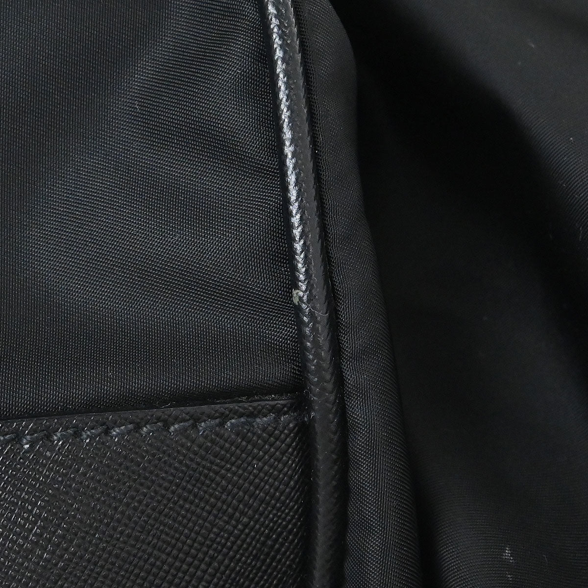 Prada Black Nylon 2way Shoulder Duffle Handbag