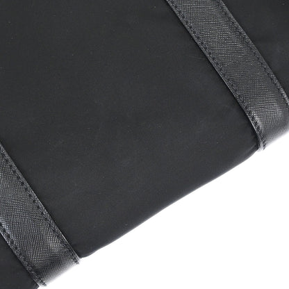 Prada Black Nylon 2way Shoulder Duffle Handbag