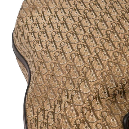 Christian Dior Beige Canvas Trotter Tote Handbag