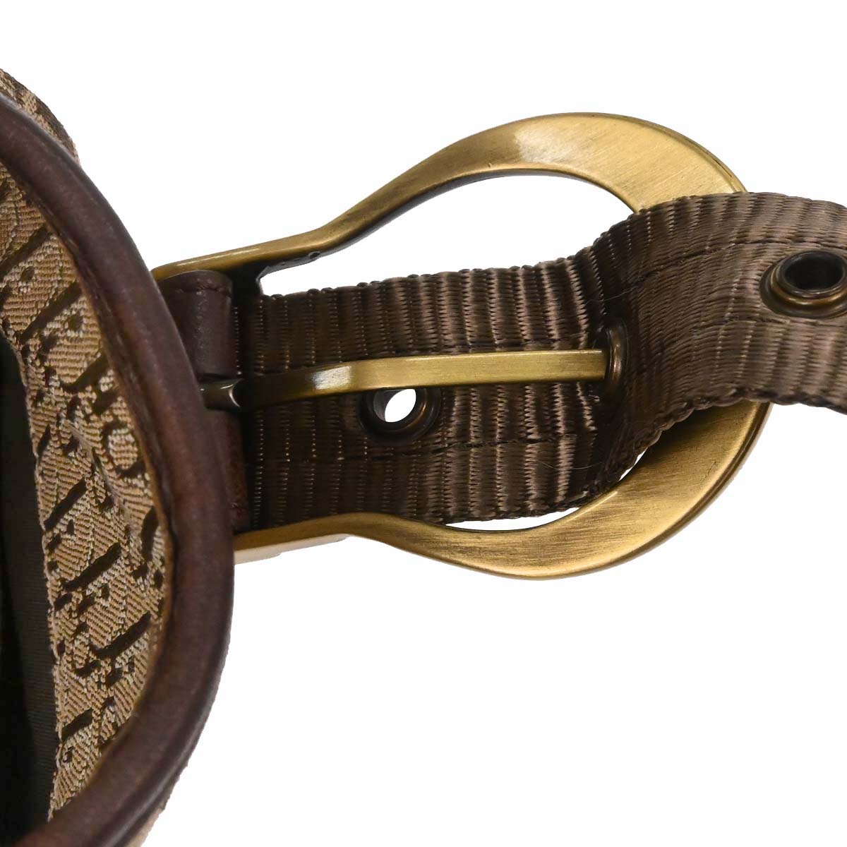 Christian Dior Beige Canvas Trotter Tote Handbag