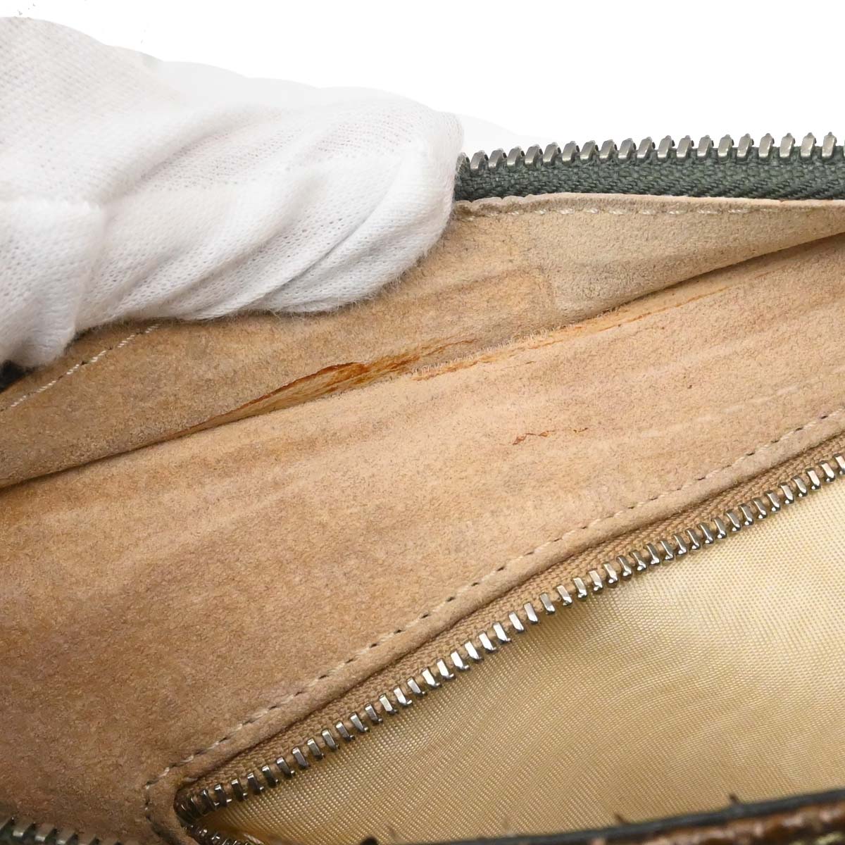 Loewe * Brown Python Shoulder Bag