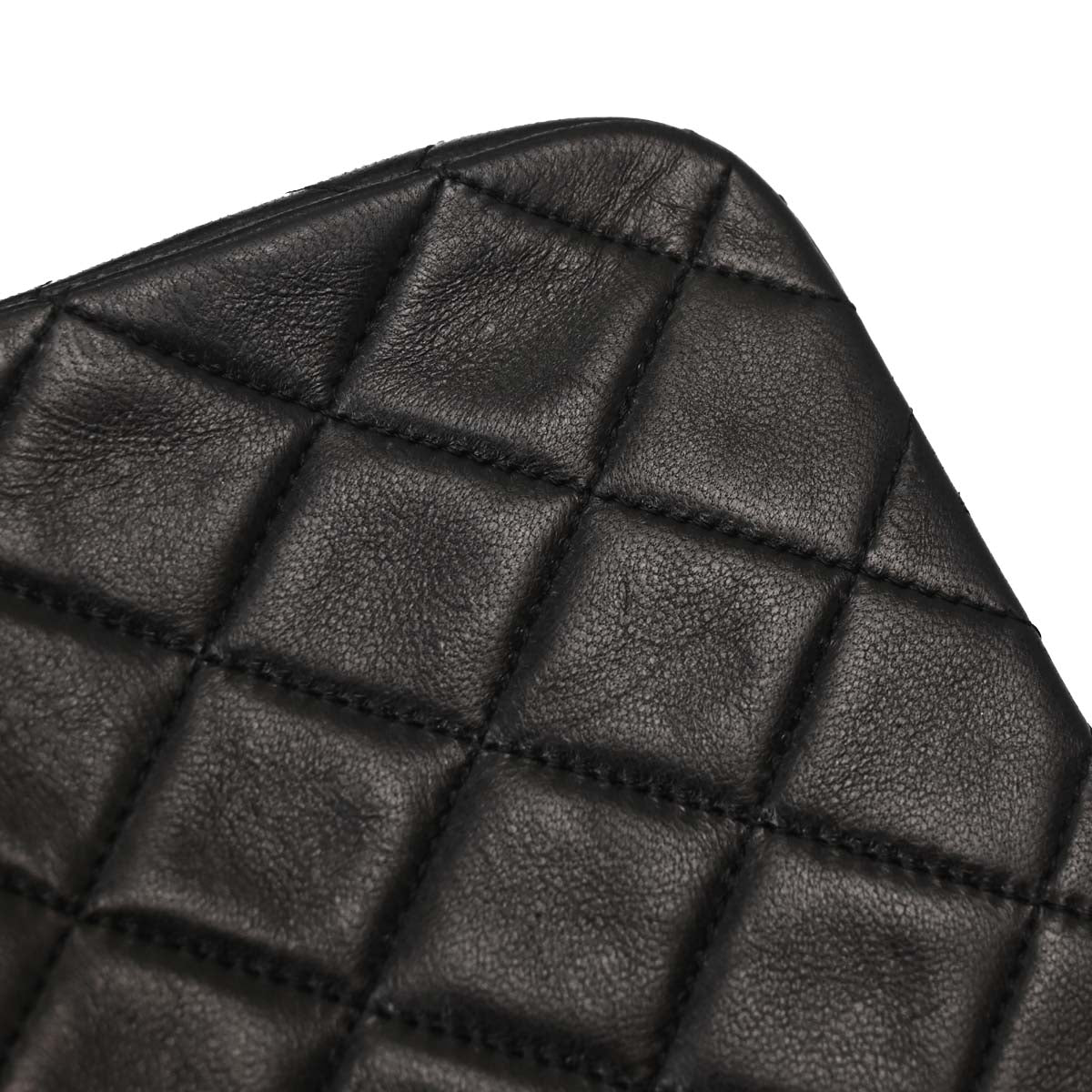Chanel Black Lambskin Turnlock Small Full Flap Shoulder Bag