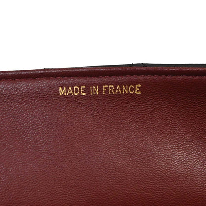Chanel Black Lambskin Turnlock Small Full Flap Shoulder Bag