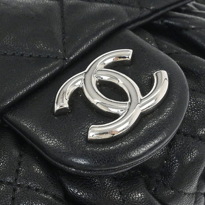 Chanel Black Calfskin Chain Around Shoulder Bag