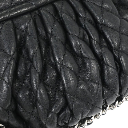 Chanel Black Calfskin Chain Around Shoulder Bag