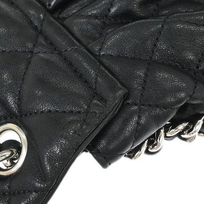 Chanel Black Calfskin Chain Around Shoulder Bag