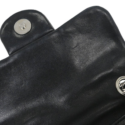 Chanel Black Calfskin Chain Around Shoulder Bag