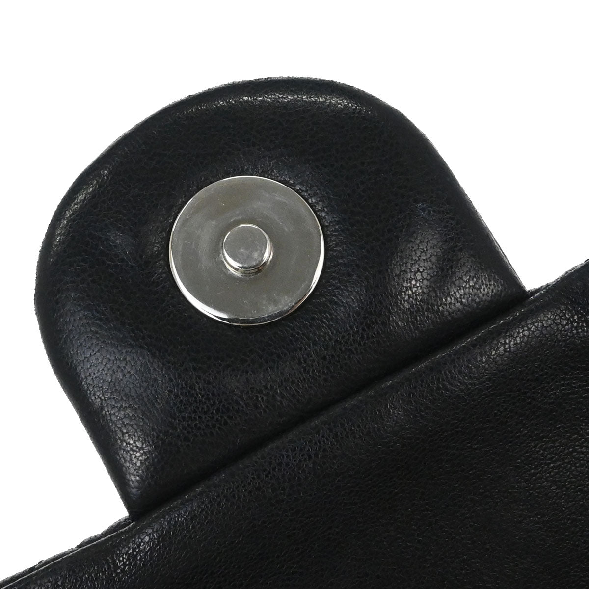 Chanel Black Calfskin Chain Around Shoulder Bag