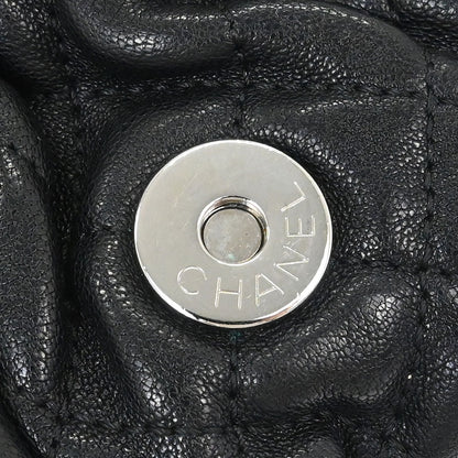 Chanel Black Calfskin Chain Around Shoulder Bag