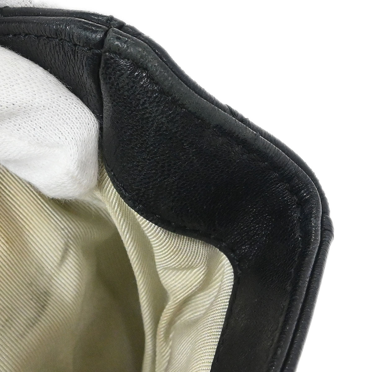 Chanel Black Calfskin Chain Around Shoulder Bag